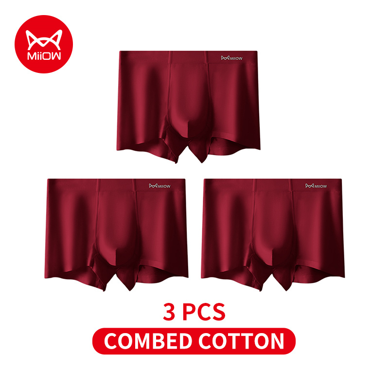Boxer Brief Pack Cotton - MiiOW, 3 uds., ropa interior de