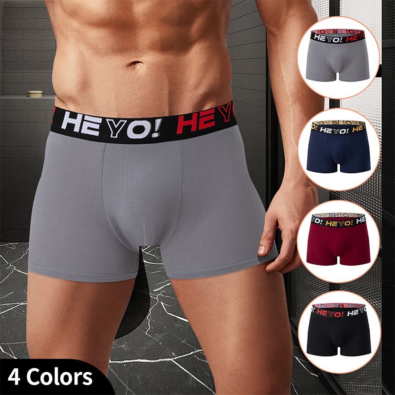 Boxer Brief Pack Cotton - Conjunto de 4 piezas de ropa