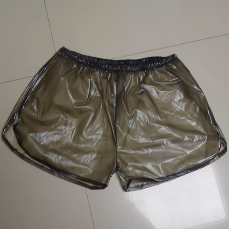 Boxer Shorts Modal - Bóxer de PVC transparente para parejas,