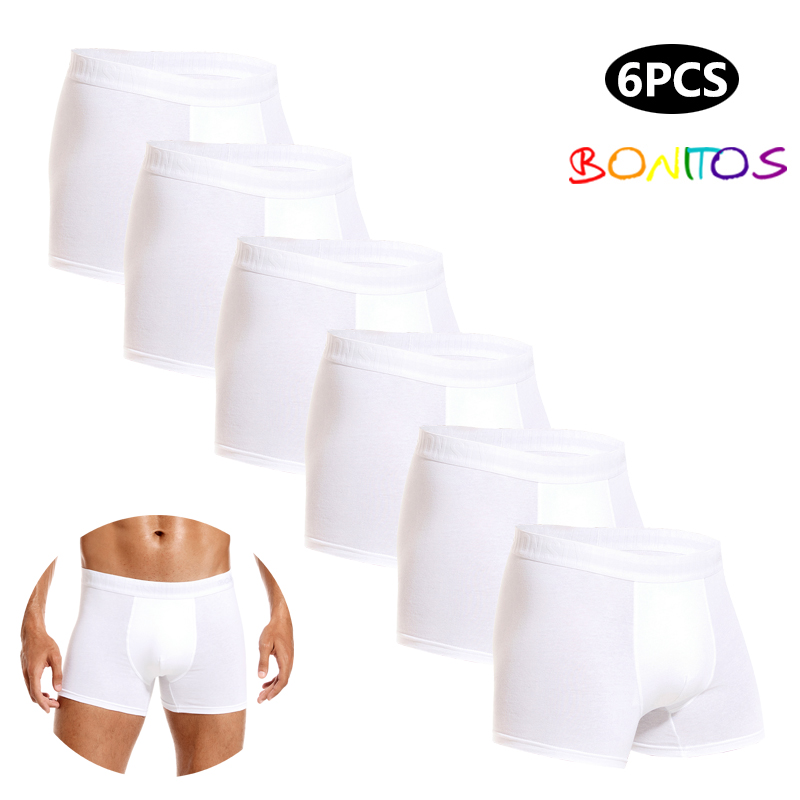 6 uds bragas blancas para homb - Multi Pack Underwear reseña y precio