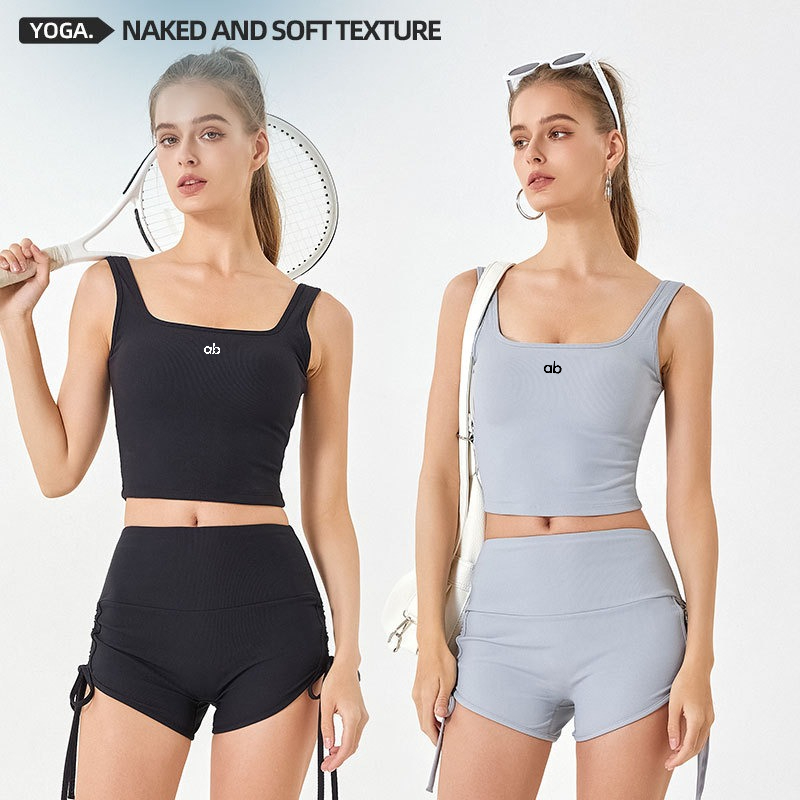 Camiseta sin mangas de yoga ac - Tank Top Ribbed reseña y precio