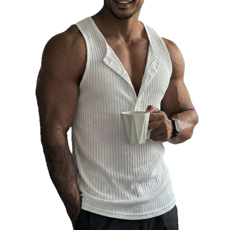 Camiseta deportiva sin mangas  - Tank Top Ribbed reseña y precio